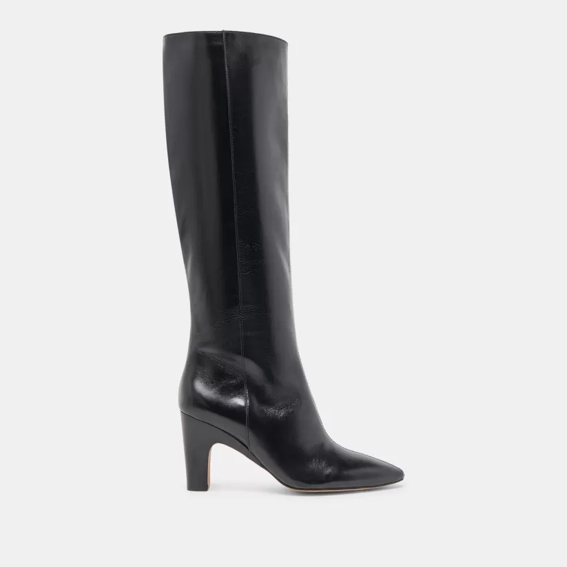 Tall Boots | Dolce Vita NELAS BOOTS BLACK LEATHER BLACKLEATHER