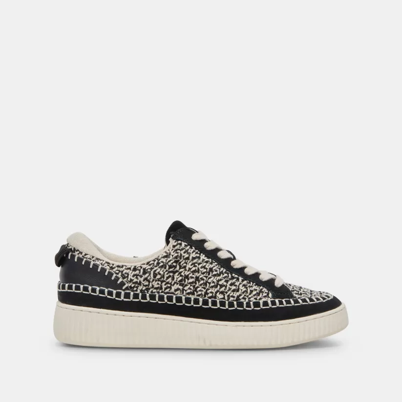 Sneakers | Dolce Vita NICONA SNEAKERS WHITE BLACK KNIT WHITEBLACKKNIT