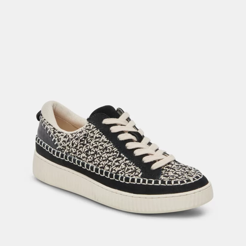 Sneakers | Dolce Vita NICONA SNEAKERS WHITE BLACK KNIT WHITEBLACKKNIT