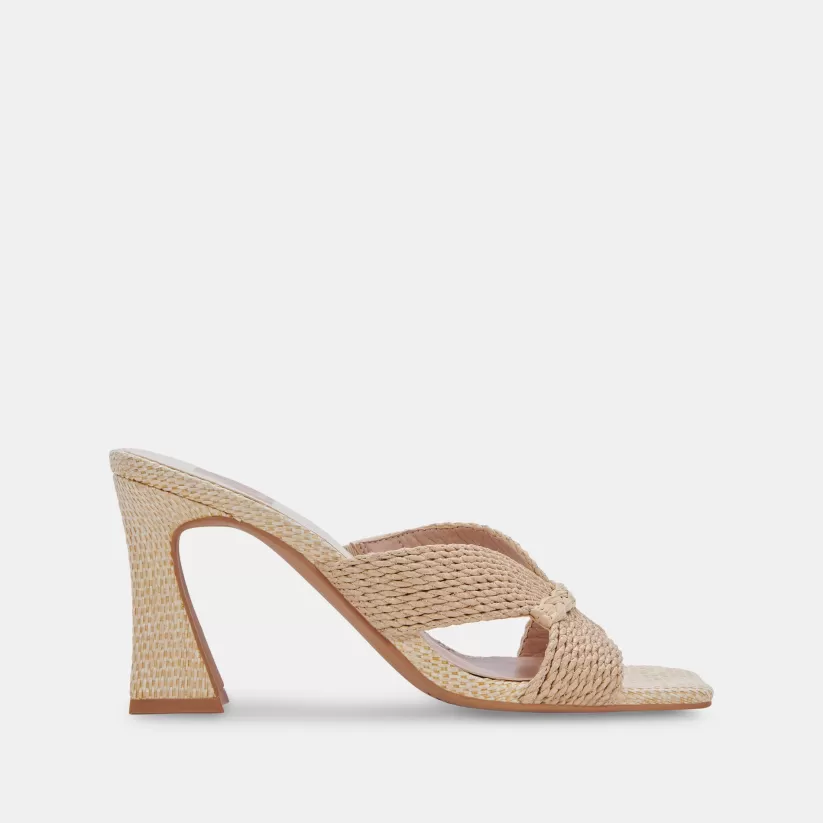 Wide Widths | Heels | Dolce Vita NITRO WIDE HEELS LT NATURAL RAFFIA LTNATURAL