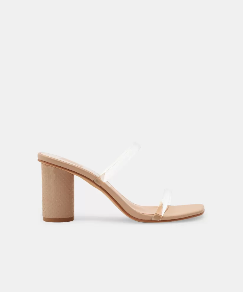 Sandals | Heels | Dolce Vita NOLES HEELS NUDE CRYSTAL NUDECRYSTAL