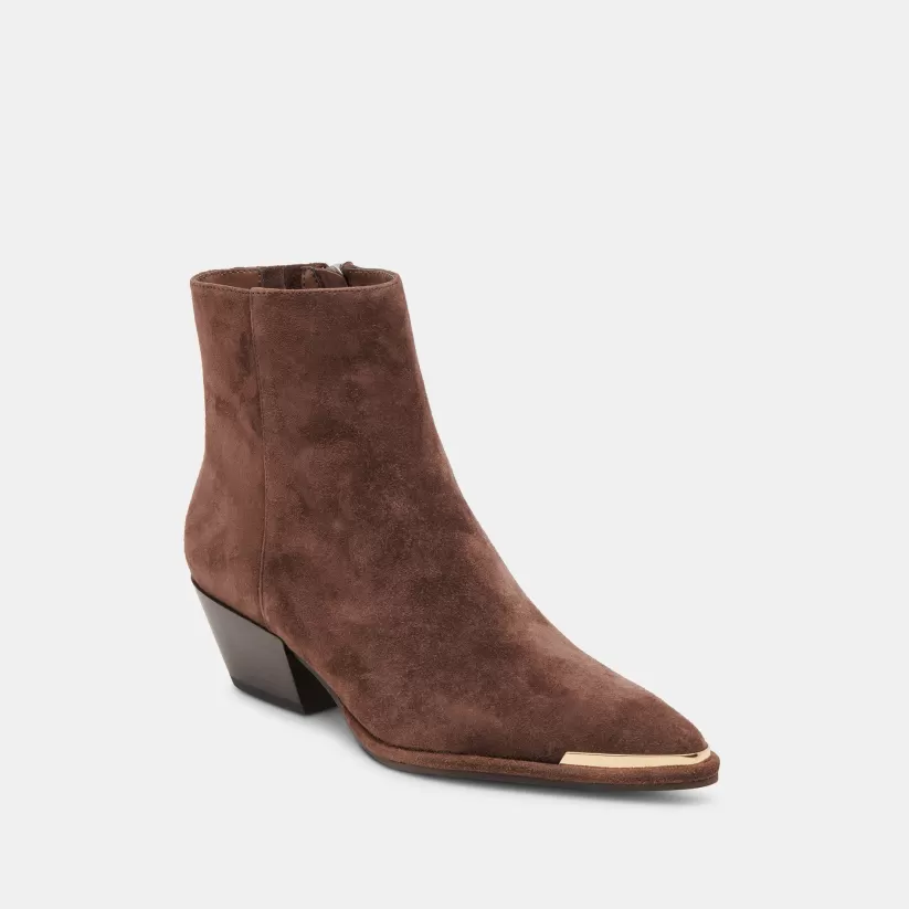 Wide Widths | Dolce Vita NONAH WIDE BOOTIES DK BROWN SUEDE DKBROWNSUEDE
