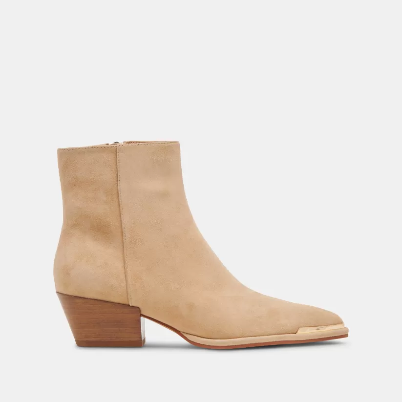 Wide Widths | Dolce Vita NONAH WIDE BOOTIES TAN SUEDE TANSUEDE