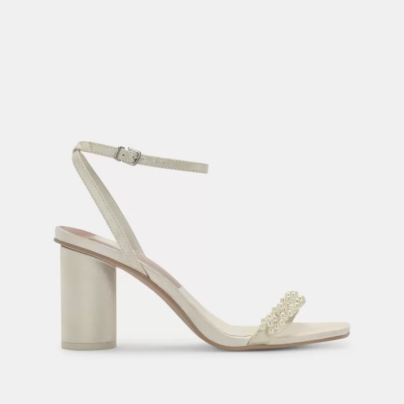 Wide Widths | Sandals | Dolce Vita NORY WIDE HEELS VANILLA PEARLS VANILLAPEARLS