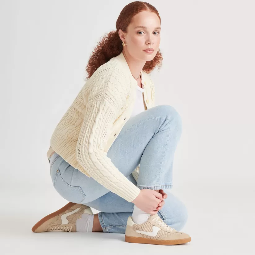 Style Spotlight: Notice | Sneakers | Dolce Vita NOTICE MESH SNEAKERS SESAME WOVEN MESH SESAMEWOVENMESH