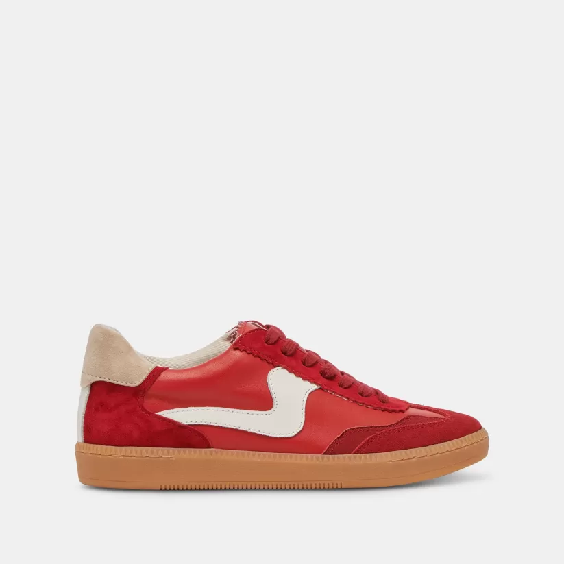 Style Spotlight: Notice | Sneakers | Dolce Vita NOTICE SNEAKERS CRIMSON SUEDE CRIMSONSUEDE