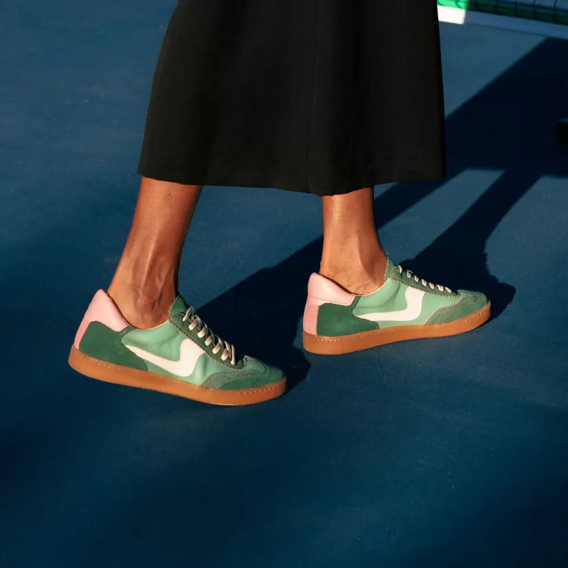Style Spotlight: Notice | Sneakers | Dolce Vita NOTICE SNEAKERS GREEN SUEDE GREENSUEDE