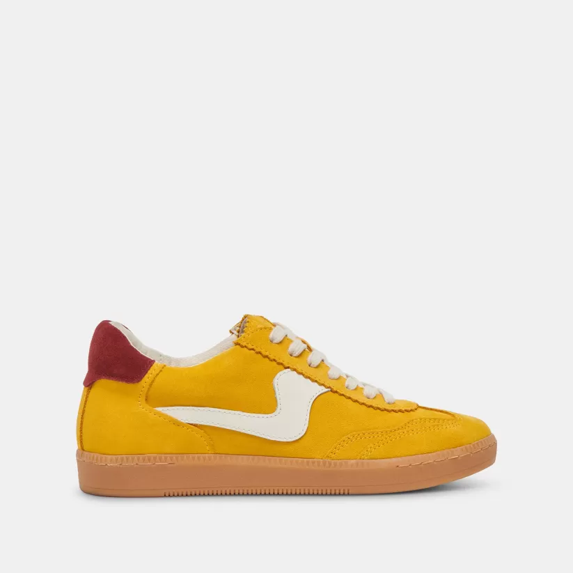 Style Spotlight: Notice | Sneakers | Dolce Vita NOTICE SNEAKERS MUSTARD SUEDE MUSTARDSUEDE