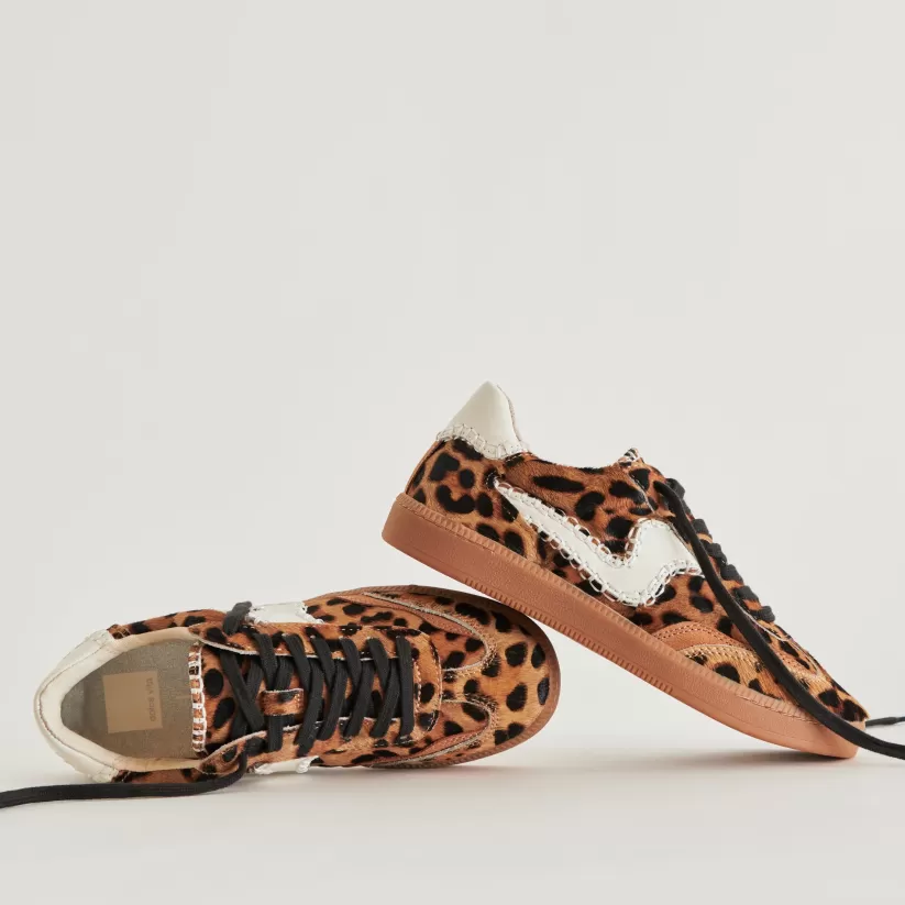 Leopard | Style Spotlight: Notice | Dolce Vita NOTICE STITCH SNEAKERS DK LEOPARD CALF HAIR DKLEOPARDCALFHAIR