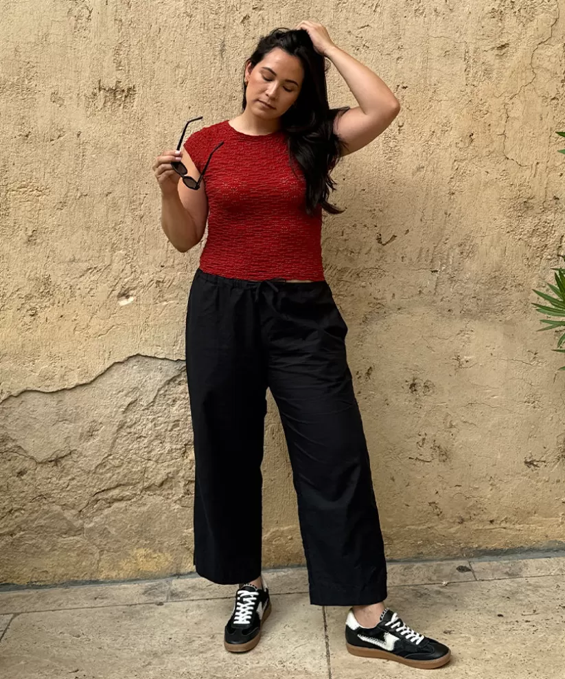 Style Spotlight: Notice | Sneakers | Dolce Vita NOTICE STITCH SNEAKERS ONYX CALF HAIR ONYXCALFHAIR
