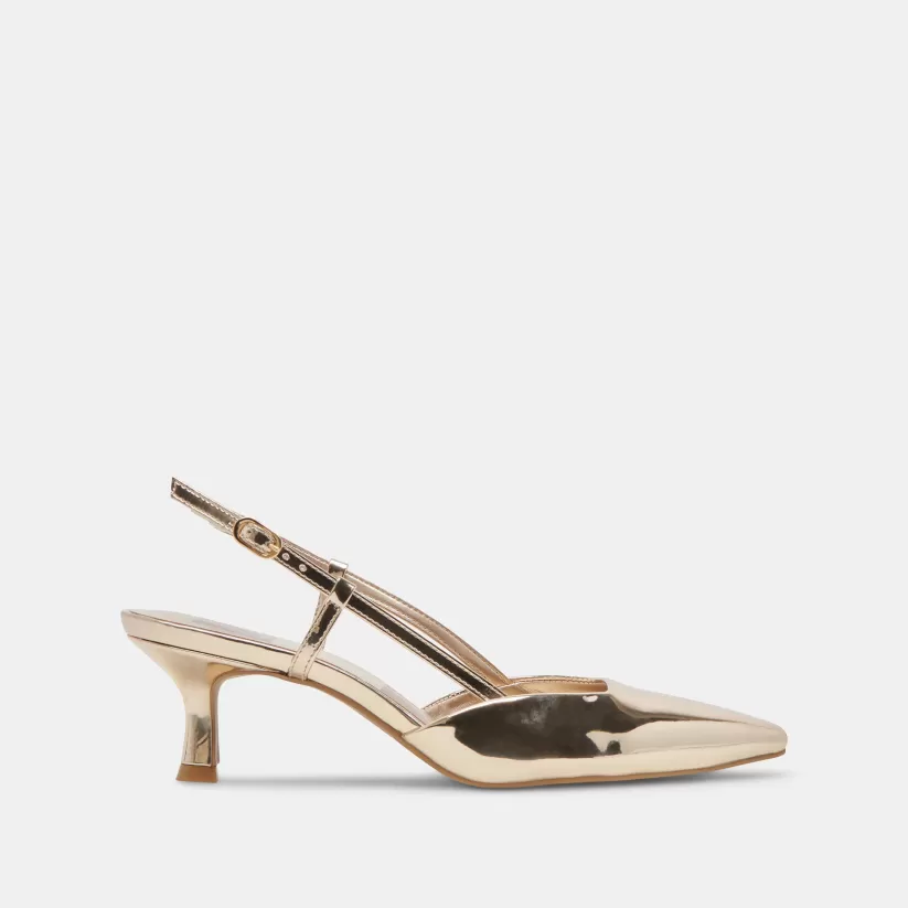 Make It Metallic | Heels | Dolce Vita ODELA HEELS LIGHT GOLD STELLA LIGHTGOLDSTELLA
