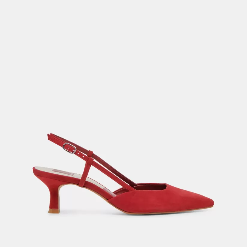 Wide Widths | Heels | Dolce Vita ODELA WIDE HEELS CRIMSON SUEDE CRIMSONSUEDE