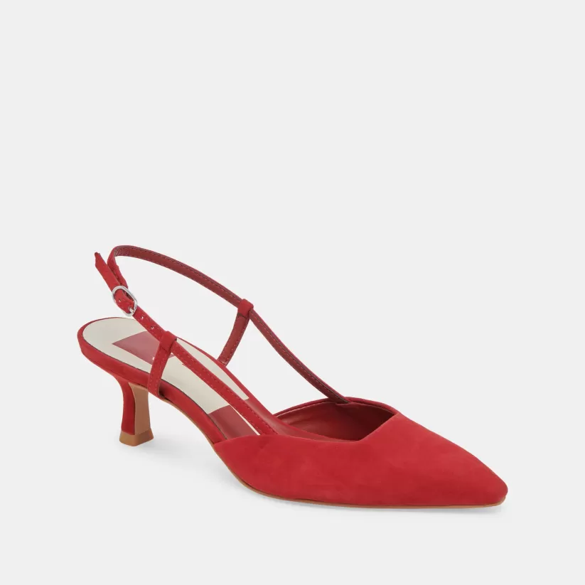 Wide Widths | Heels | Dolce Vita ODELA WIDE HEELS CRIMSON SUEDE CRIMSONSUEDE