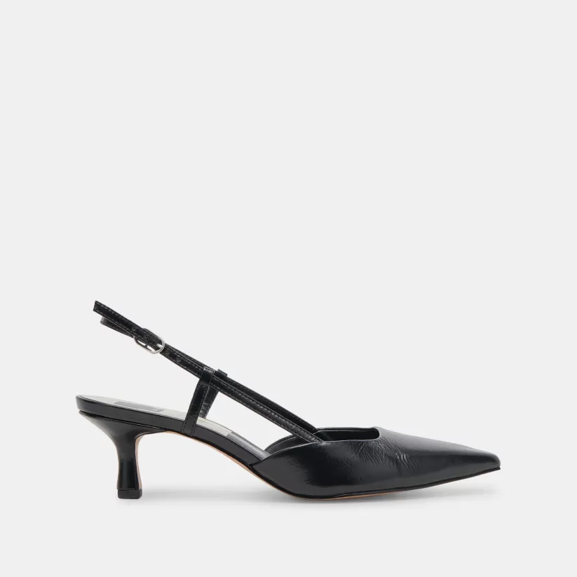 Wide Widths | Heels | Dolce Vita ODELA WIDE HEELS MIDNIGHT CRINKLE PATENT MIDNIGHTCRINKLEPATENT