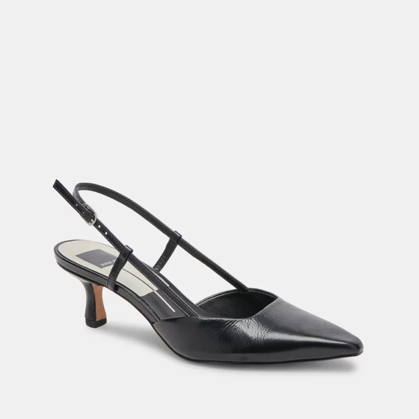 Wide Widths | Heels | Dolce Vita ODELA WIDE HEELS MIDNIGHT CRINKLE PATENT MIDNIGHTCRINKLEPATENT