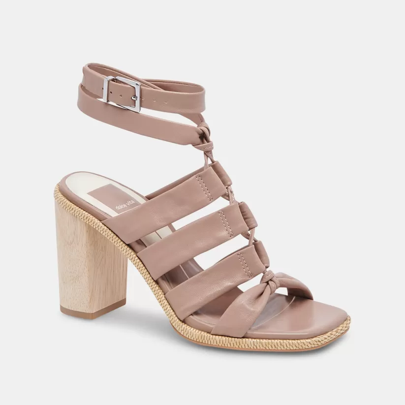 Sandals | Heels | Dolce Vita OLEMA HEELS CAFE LEATHER CAFELEATHER