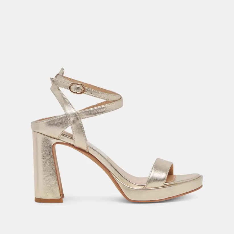 Heels | Dolce Vita OZZY HEELS LIGHT GOLD METALLIC LEATHER LIGHTGOLDMETALLICLEATHER