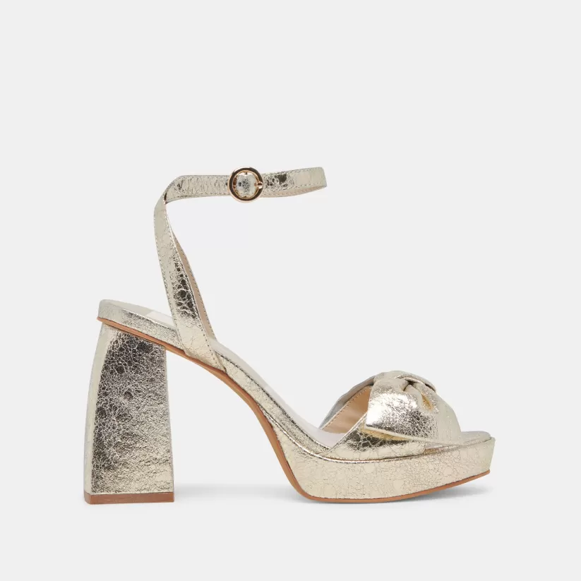 Heels | Dolce Vita PACIE HEELS PLATINUM DISTRESSED LEATHER PLATINUMDISTRESSEDLEATHER