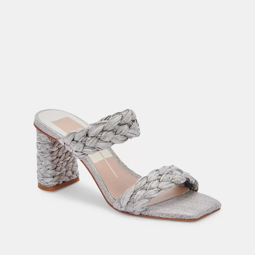 Wide Widths | Dolce Vita PAILY RAFFIA WIDES LIGHT GREY RAFFIA LIGHTGREYRAFFIA