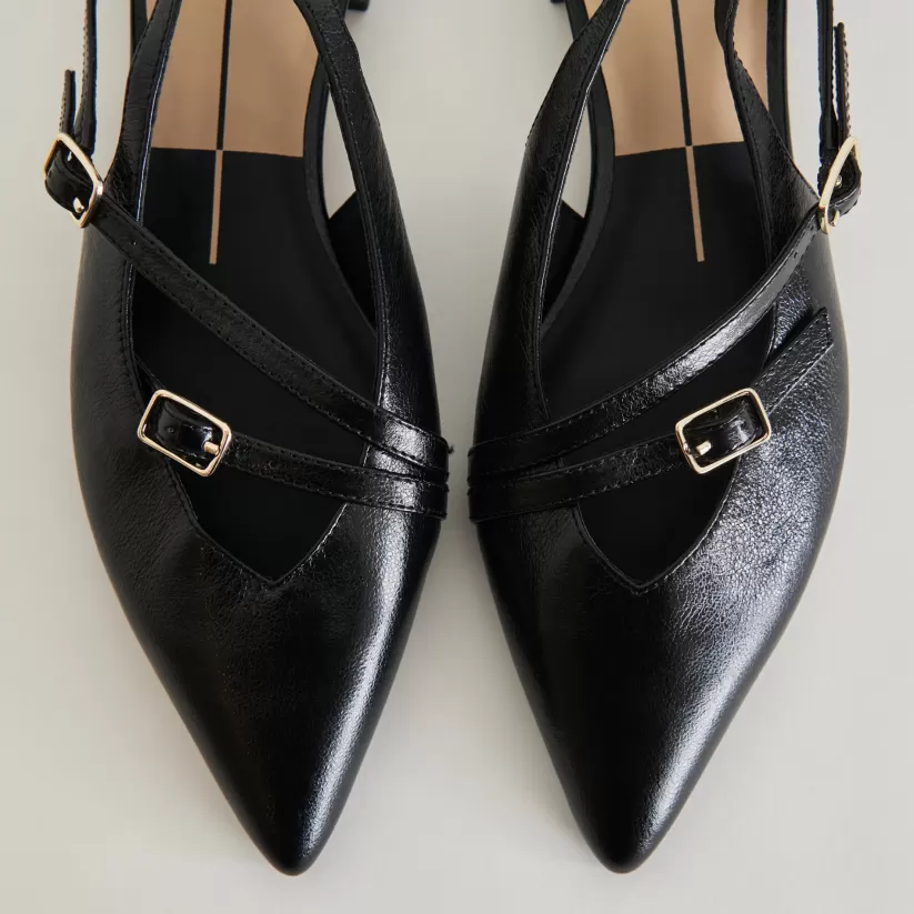Flats & Loafers | Dolce Vita PAMLA FLATS BLACK CRINKLE PATENT BLACKCRINKLEPATENT
