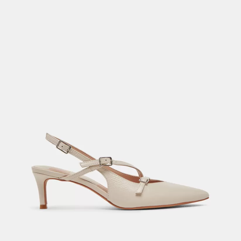 Heels | Dolce Vita PAMLA MID HEELS IVORY CRINKLE PATENT IVORYCRINKLEPATENT