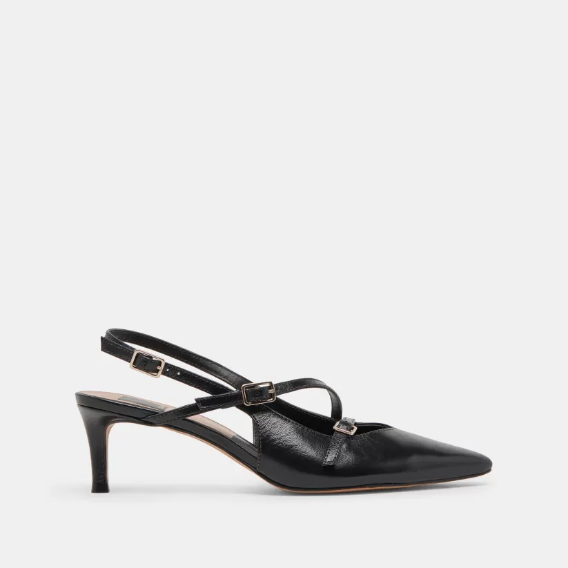 Heels | Dolce Vita PAMLA MID HEELS MIDNIGHT CRINKLE PATENT MIDNIGHTCRINKLEPATENT