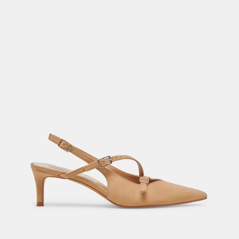 Heels | Dolce Vita PAMLA MID HEELS TAN SUEDE TANSUEDE