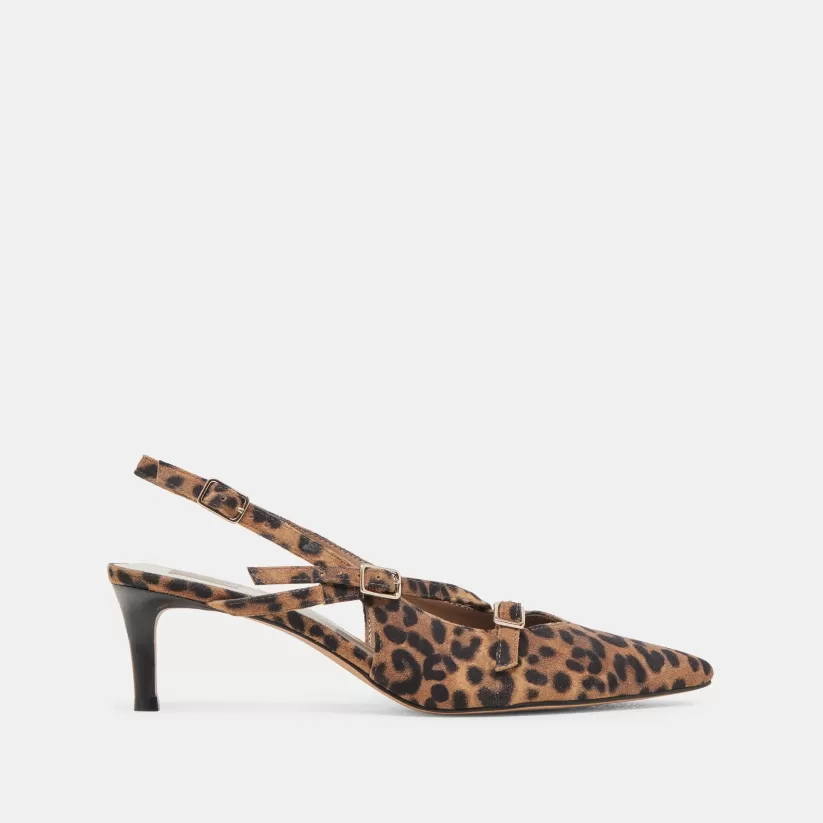 Leopard | Wide Widths | Dolce Vita PAMLA MID WIDE HEELS LEOPARD SUEDE LEOPARDSUEDE
