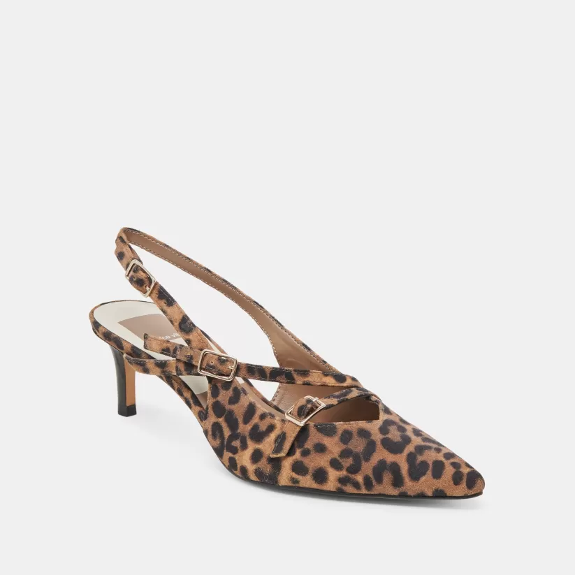 Leopard | Wide Widths | Dolce Vita PAMLA MID WIDE HEELS LEOPARD SUEDE LEOPARDSUEDE