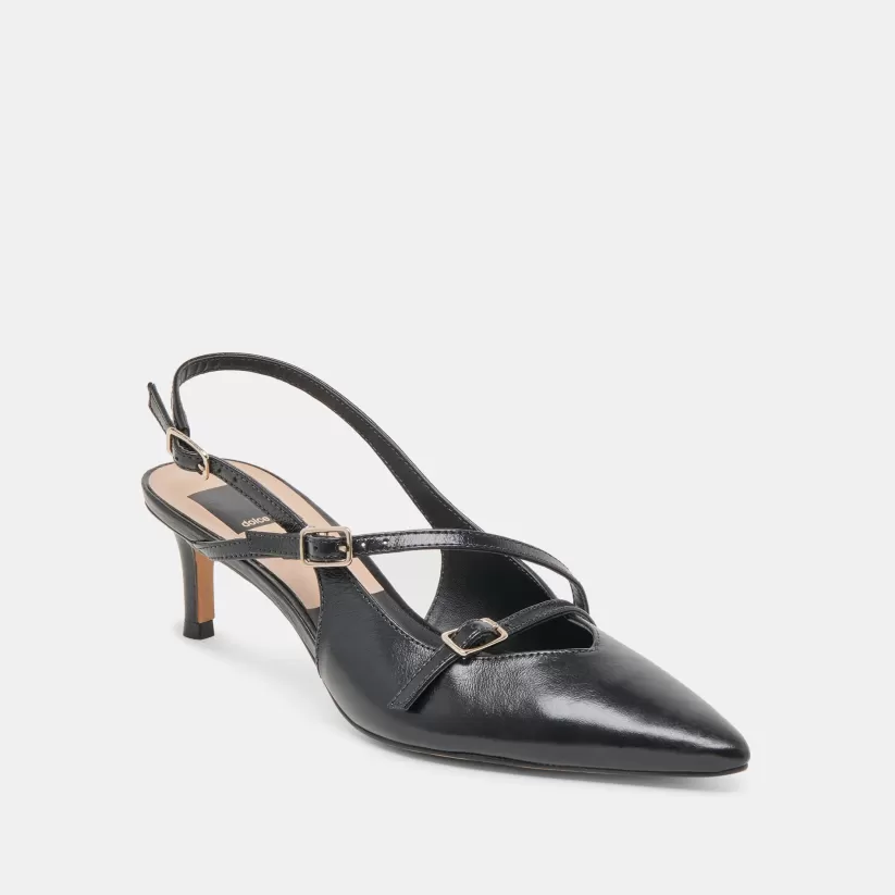 Wide Widths | Heels | Dolce Vita PAMLA MID WIDE HEELS MIDNIGHT CRINKLE PATENT MIDNIGHTCRINKLEPATENT