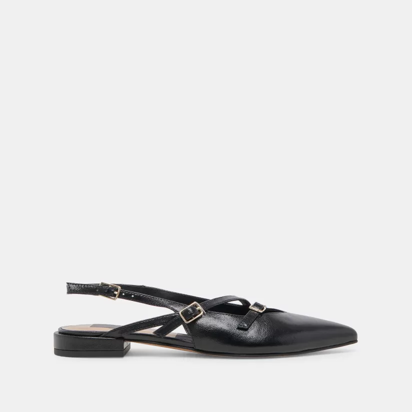 Wide Widths | Flats & Loafers | Dolce Vita PAMLA WIDE FLATS BLACK CRINKLE PATENT BLACKCRINKLEPATENT