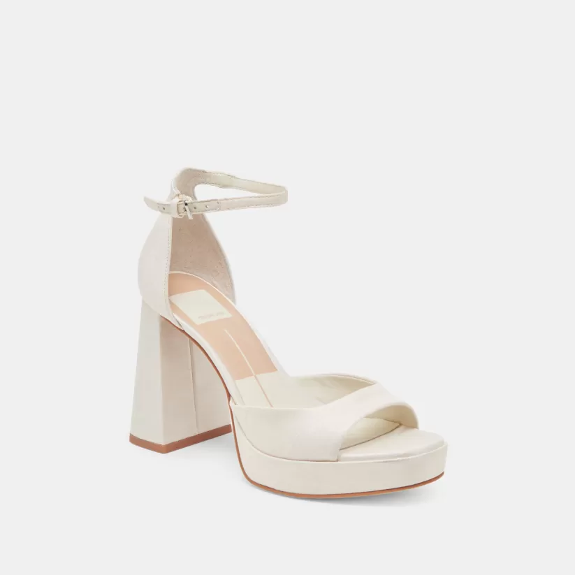 Heels | Dolce Vita PANDRO HEELS WHITE SATIN WHITESATIN