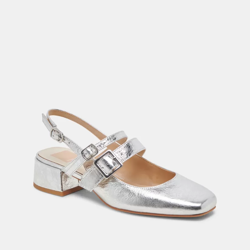 Mary Janes | Heels | Dolce Vita PATZY HEELS SILVER DISTRESSED LEATHER SILVERDISTRESSEDLEATHER