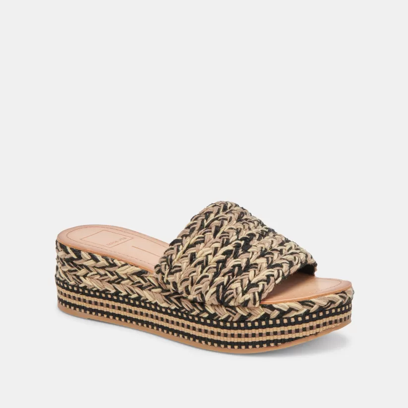 Sandals | Dolce Vita PAZLI SANDALS BLACK MULTI WOVEN BLACKMULTIWOVEN