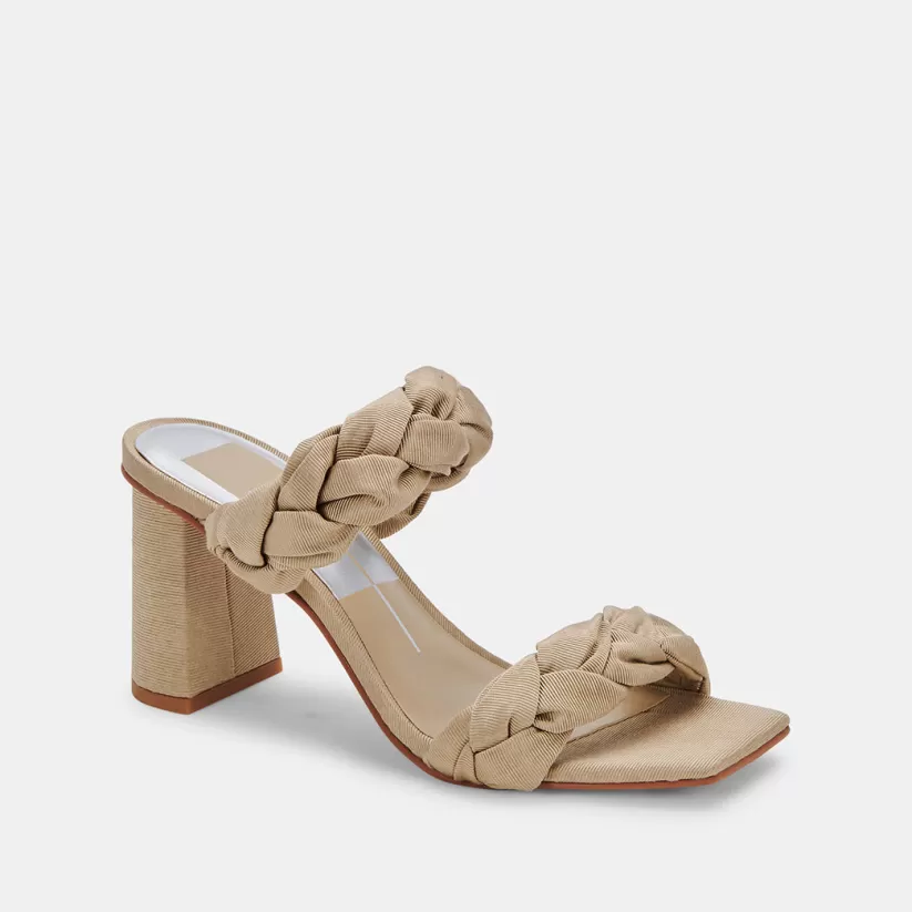 Sandals | Heels | Dolce Vita PHEBY HEELS KHAKI SILK KHAKISILK