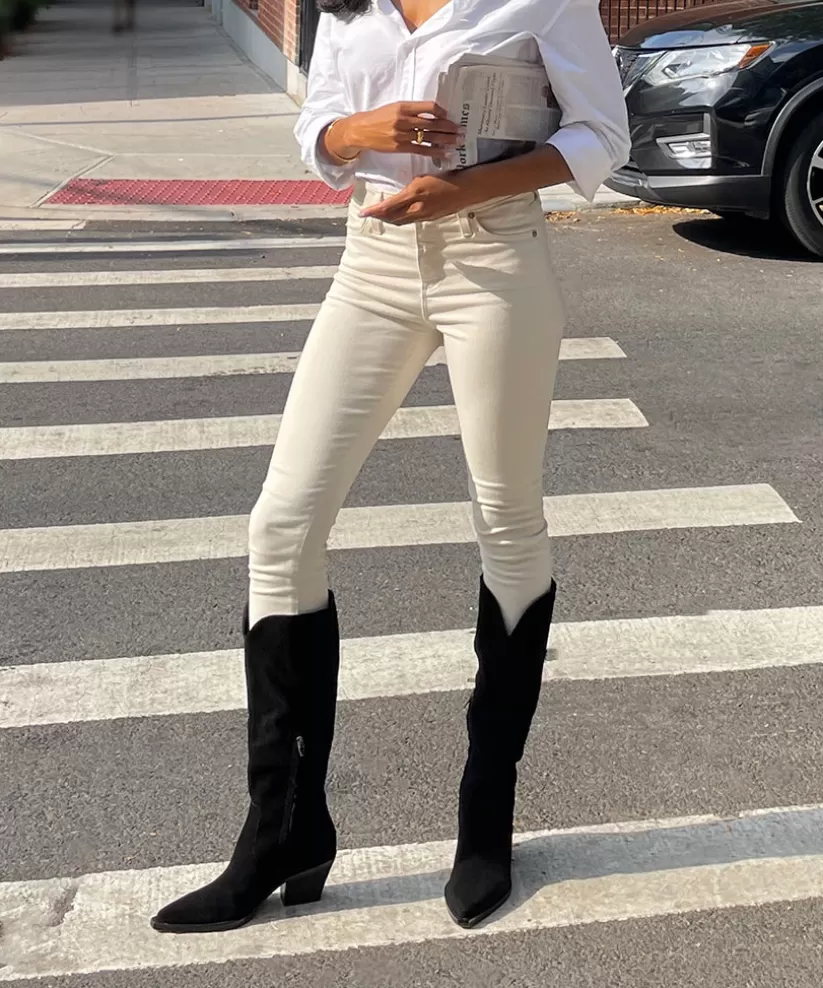 Western Inspired | Tall Boots | Dolce Vita RAJ BOOTS ONYX SUEDE ONYXSUEDE
