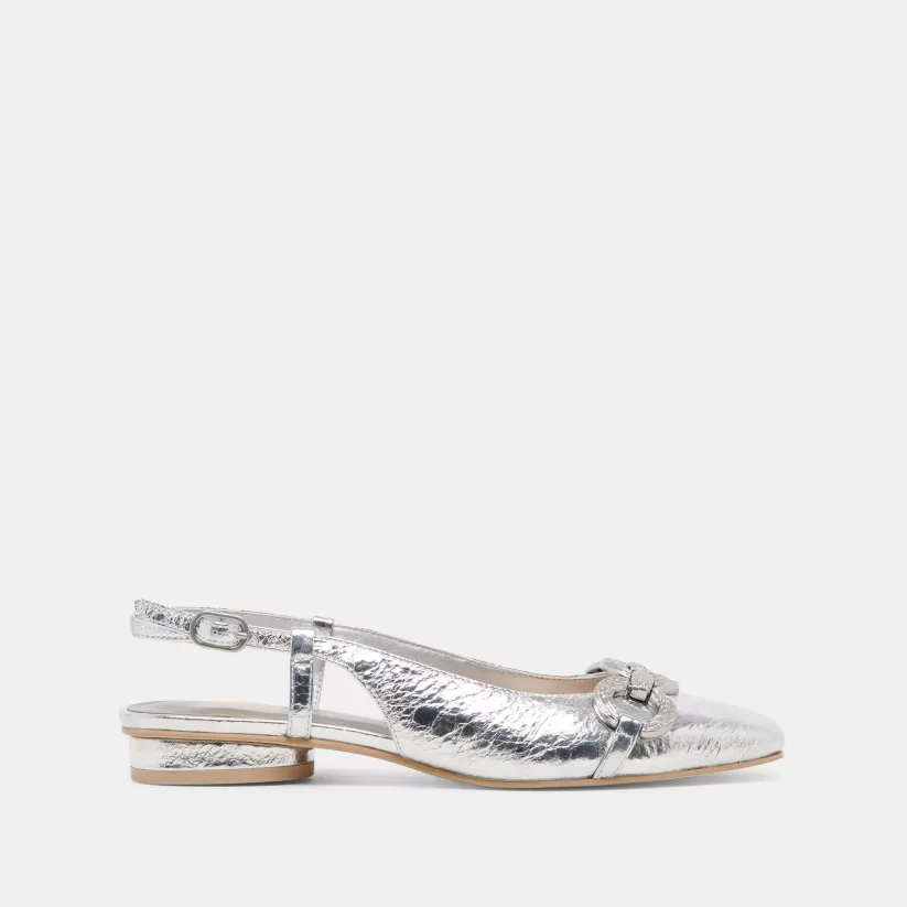 Flats & Loafers | Dolce Vita RAMANO FLATS SILVER DISTRESSED LEATHER SILVERDISTRESSEDLEATHER