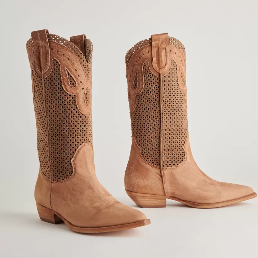 Western Inspired | Dolce Vita RANCH BOOTS DK BROWN SUEDE DKBROWNSUEDE