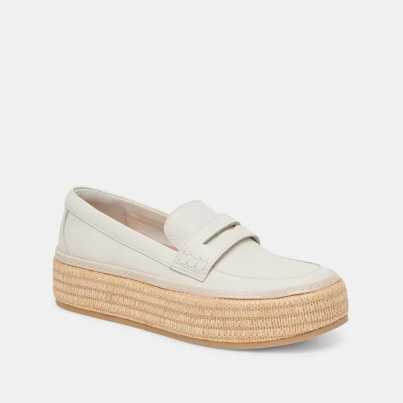 Sneakers | Flats & Loafers | Dolce Vita RANNA LOAFERS IVORY LEATHER IVORYLEATHER