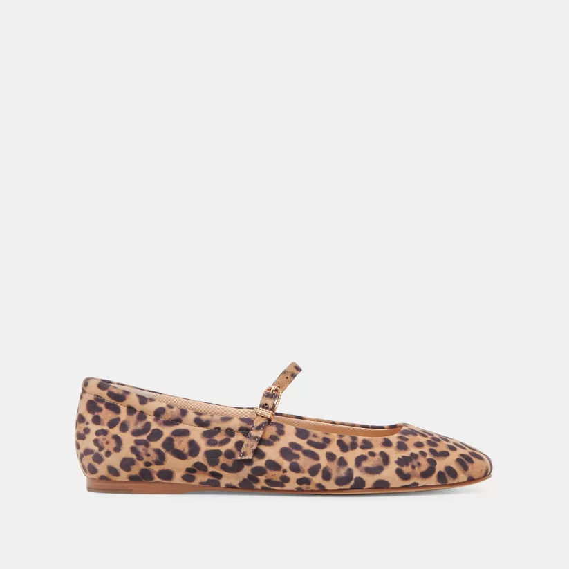 Mary Janes | Leopard | Dolce Vita REYES BALLET FLATS DK LEOPARD SUEDE DKLEOPARDSUEDE