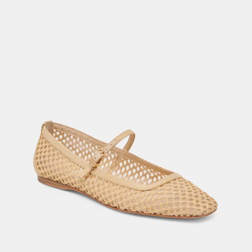 Ballet Flats | Flats & Loafers | Dolce Vita REYES BALLET FLATS LT NATURAL WOVEN RAFFIA LTNATURALWOVENRAFFIA