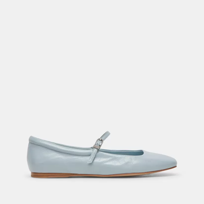Mary Janes | Ballet Flats | Dolce Vita REYES BALLET FLATS SKY BLUE CRINKLE PATENT SKYBLUECRINKLEPATENT