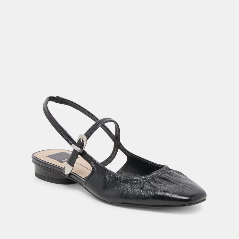 Mary Janes | Flats & Loafers | Dolce Vita RIANNE FLATS MIDNIGHT CRINKLE PATENT MIDNIGHTCRINKLEPATENT