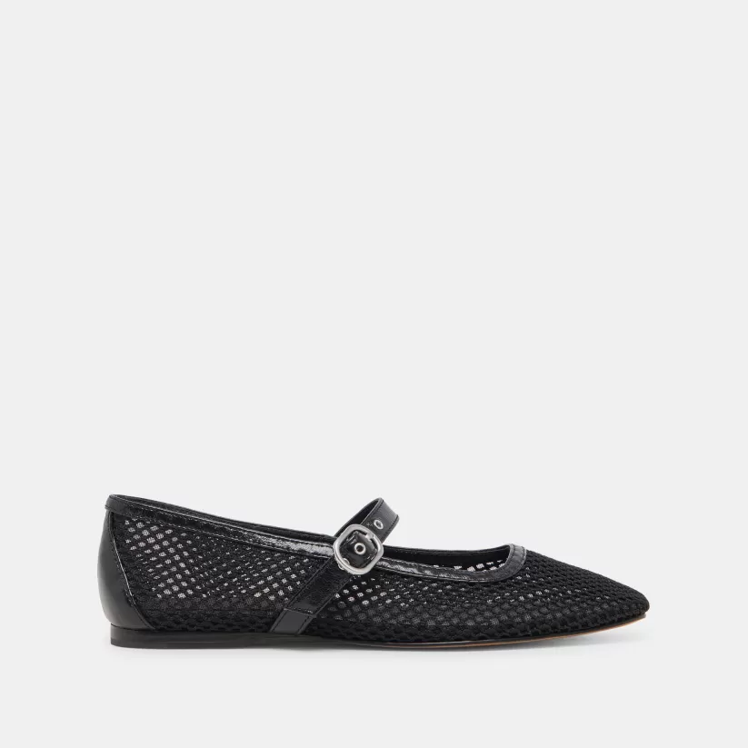 Mary Janes | Ballet Flats | Dolce Vita RODNI MESH BALLET FLATS BLACK WOVEN MESH BLACKWOVENMESH