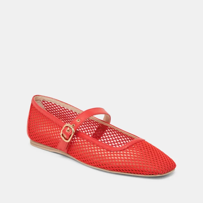 Ballet Flats | Flats & Loafers | Dolce Vita RODNI MESH BALLET FLATS CHILI WOVEN MESH CHILIWOVENMESH