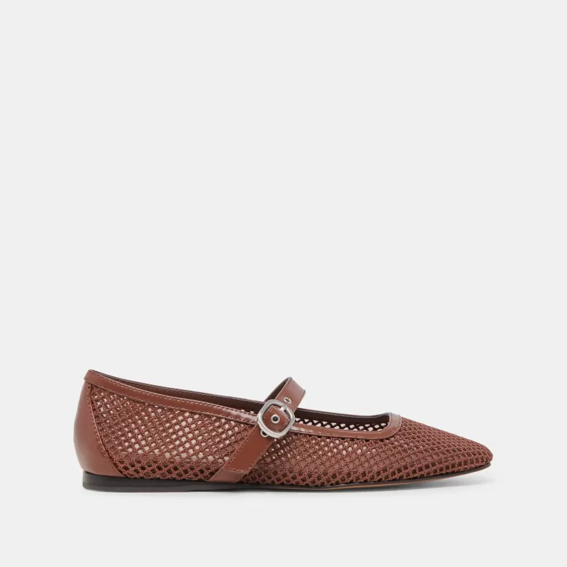 Mary Janes | Ballet Flats | Dolce Vita RODNI MESH BALLET FLATS TOFFEE WOVEN MESH TOFFEEWOVENMESH