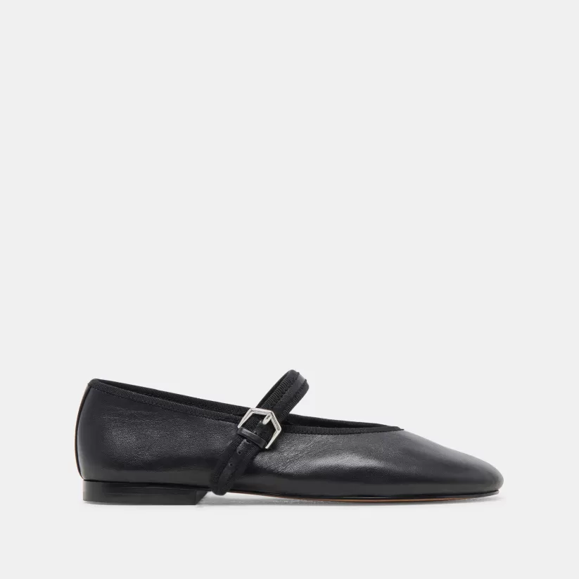 Mary Janes | Ballet Flats | Dolce Vita ROSLYN BALLET FLATS BLACK LEATHER BLACKLEATHER