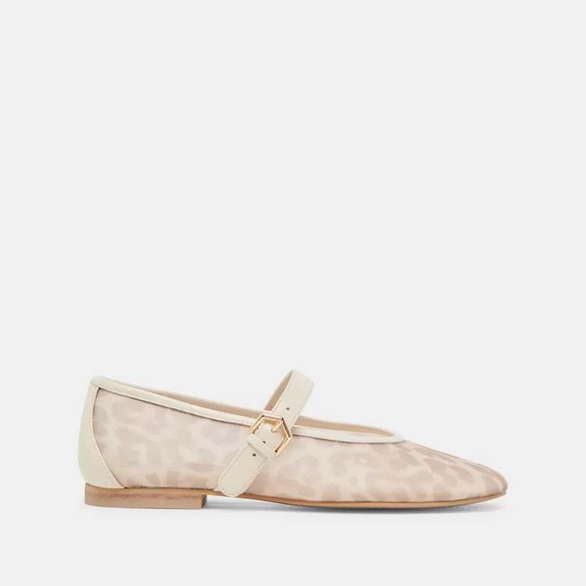 Leopard | Ballet Flats | Dolce Vita ROSLYN BALLET FLATS WHITE LEOPARD MESH WHITELEOPARDMESH