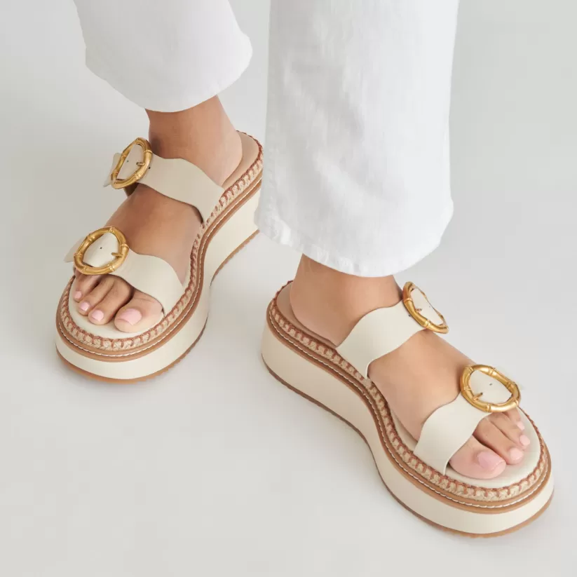 Sandals | Dolce Vita RYSHA SANDALS IVORY LEATHER IVORYLEATHER