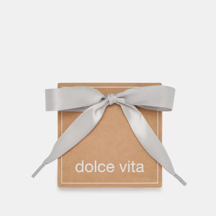 Make It Metallic | Dolce Vita SATIN LACE SILVER